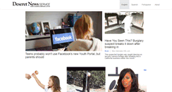 Desktop Screenshot of deseretnewsservice.com